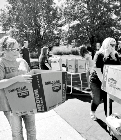 Van Parked at School